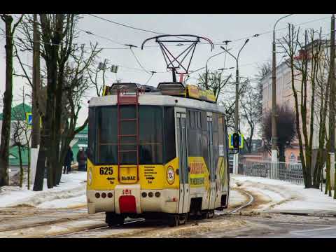 Видео: старый информатор трамвайного маршрута №4 (Витебск)