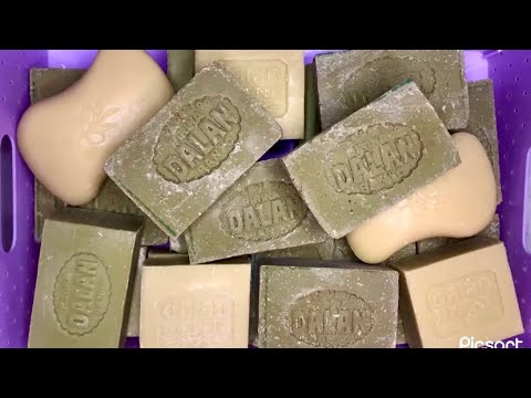 Видео: ASMR🔪Cutting dry soap 🧼DALAN 💚Резка сухого мыла 🫒Далан🔥💚🔪