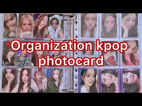Видео: Организация карт BTS,(G)I-Dle,Twice,Aespa,ITZY/Organization kpop photocard/kpop photocard collection