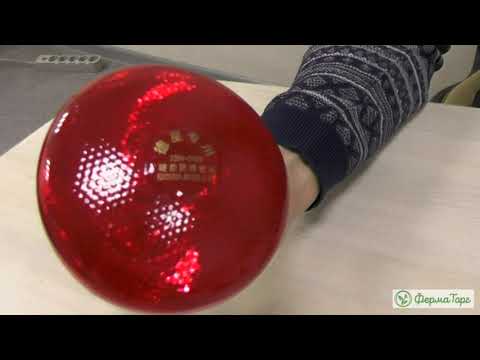 Видео: ИНФРАКРАСНАЯ ЛАМПА С УВЕЛИЧЕННЫМ СРОКОМ СЛУЖБЫ