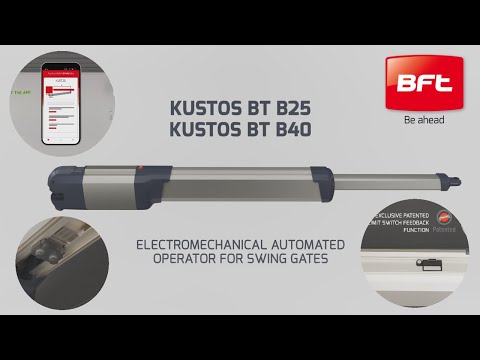 Видео: BFT KUSTOS BT B25 та B40 новинка 2024