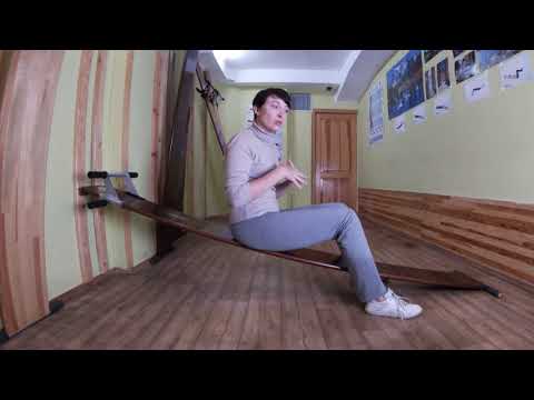 Видео: Упражнение "Гусеница" на профилакторе Евминова.