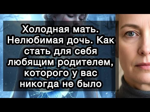 Видео: Холодная мать. Нелюбимая дочь. Как стать для себя любящим родителем, которого у вас никогда не было