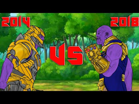 Видео: Танос 2014 против Таноса 2018 2 "Thanos 2014 vs Thanos 2018 2" (рисуем мультфильм 2)