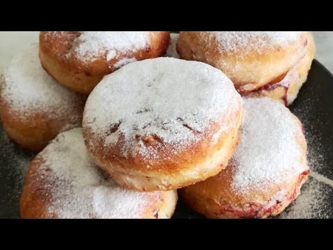 Видео: ПОНЧИКИ  САМЫЕ ХРУСТЯЩИЕ ПОНЧИКИ с ВИШНЕЙ