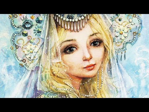 Видео: Сказочная снегурочка на новогодних открытках