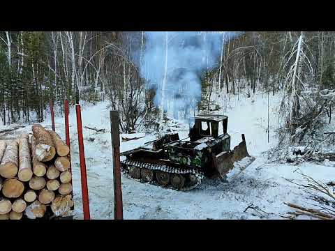 Видео: Лесовозный рейс в 550км.VOLVO лесовоз.
