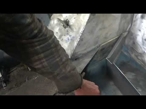 Видео: Лодка Неман 2. Усиление транца .