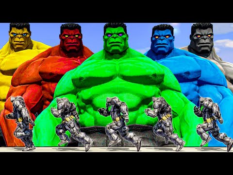 Видео: Грррр~! Никто не сравнится с Халком | Команда Халка: COC SMASH Armor Batman Army — Что, если