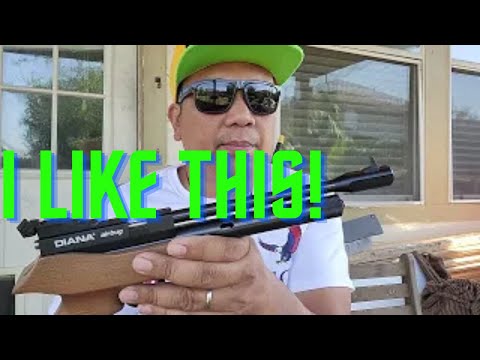 Видео: Пистолет DIANA AIRBUG 22 CAL CO2.