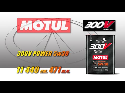 Видео: Motul 300V Power 5w30 (отработка из Infiniti, 11 449 км.,  471 м.ч., бензин).