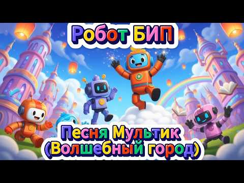 Видео: 🎶 Робот БИП 🤖- Волшебный Город🤖🎶Мультик Песня для ДЕТЕЙ