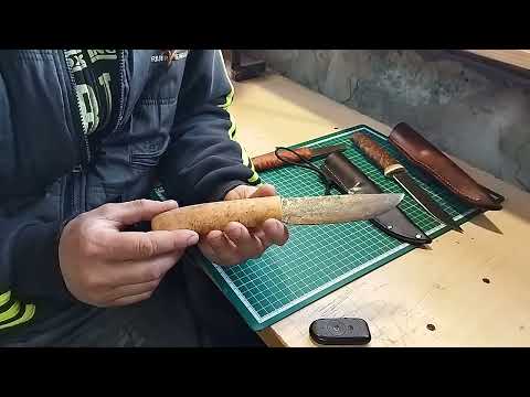 Видео: обзор Готовых Работ НОЖ из стали ШХ15 и 9хс