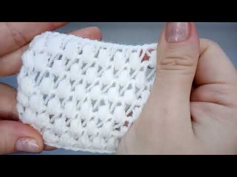 Видео: Тунисское вязание / Классный тунисский узор крючком / Обалденный тунисский узор / Турецкий узор