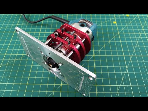 Видео: Лифт для кромочного фрезера