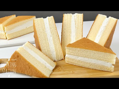 Видео: Рецепт мягкого ванильного торта-сэндвича | Легкий рецепт торта