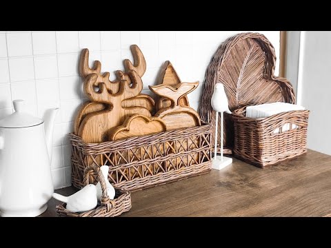 Видео: Корзинка для хранения на кухню