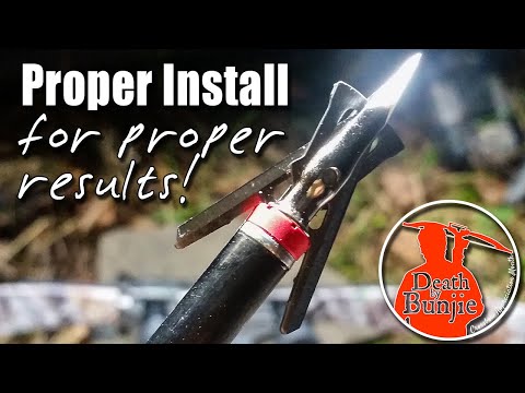 Видео: Как правильно установить подкожный наконечник Rage CROSSBOW!