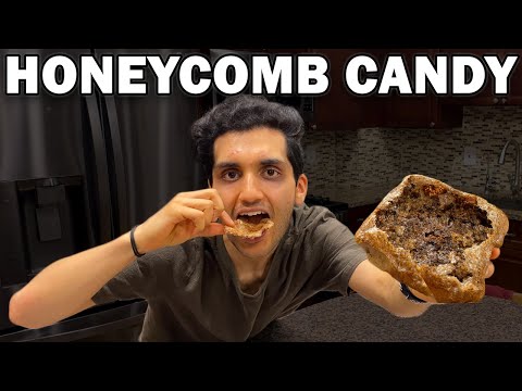 Видео: 0-калорийный ирис в виде сот