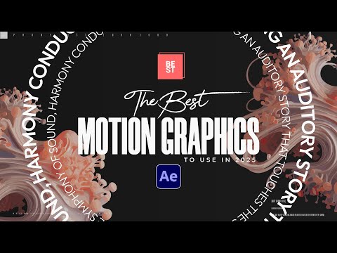 Видео: 10 трендовых анимационных эффектов After Effects, которые стоит использовать в 2025 году