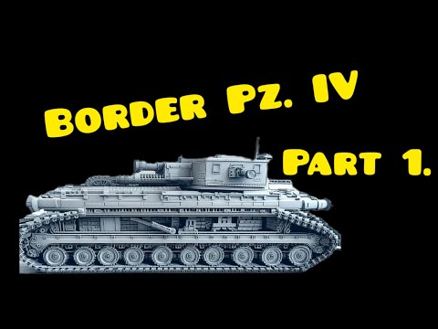 Видео: Обзор сборки модели немецкого танка Pz. IV. от Border Models 1/35.