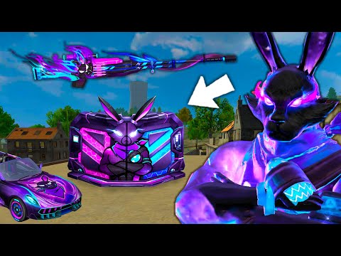 Видео: ВЗЯЛ ТОП 1 В НАБОРЕ ФИОЛЕТОВОГО КРОЛИКА ВО ФРИ ФАЕР! FREE FIRE