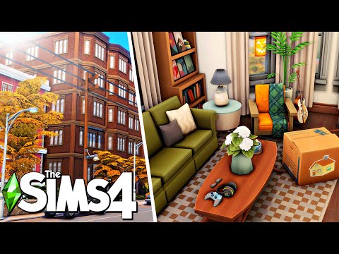 Видео: Первая квартира пары в городе 🍂 || The Sims 4 Быстрая сборка