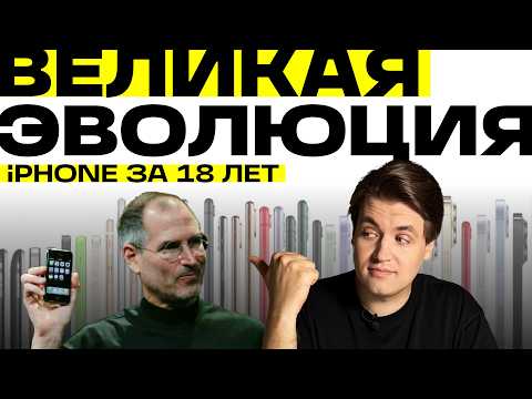 Видео: Как менялся iPhone за 18 лет: от 1 до 17 Pro | ВЕЛИКАЯ ЭВОЛЮЦИЯ iPhone