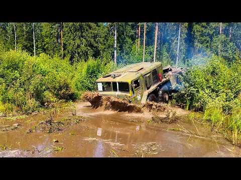 Видео: МАЗ 537 из компьютерной игры в реальной жизни на бездорожье
