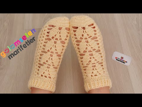 Видео: Просто вязаные носки модели женские носки