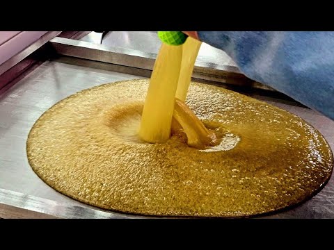 Видео: Топ-5! лучший процесс изготовления конфет ручной работы - корейская уличная еда