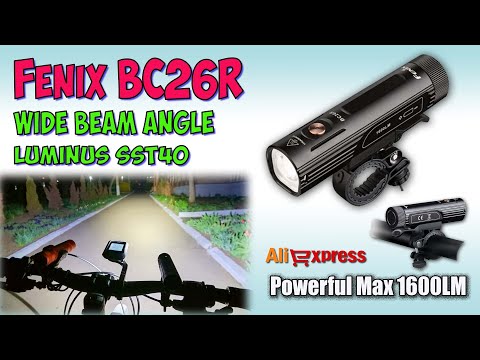 Видео: Fenix BC26R 1600Lm ♦ Обзор, замеры, ночные тесты. Bicycle Light. Full  review.