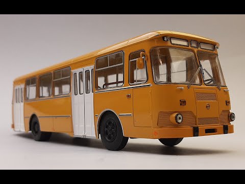 Видео: ЛиАЗ 677М от фирмы SSM в масштабе 1:43