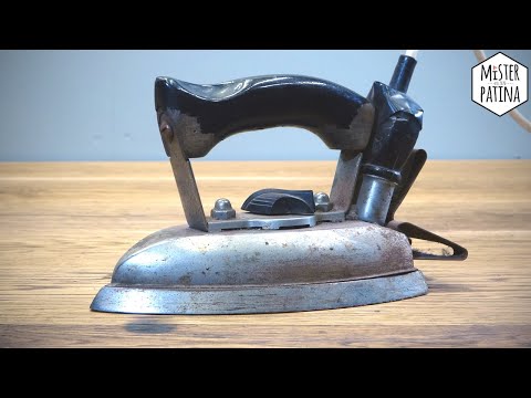Видео: Реставрация старого электрического утюга | Мистер Патина