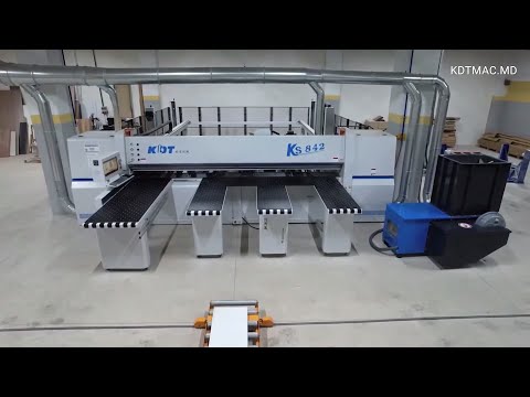 Видео: KDT KS-842L форматно-раскроечный центр с ЧПУ с задней загрузкой