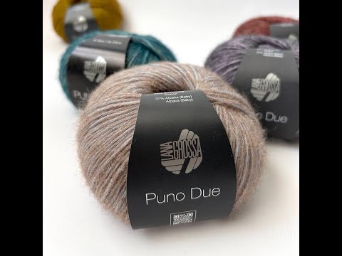 Видео: Пряжа Lana Grossa Puno Due. Обзор пряжи от магазина Knitted-story