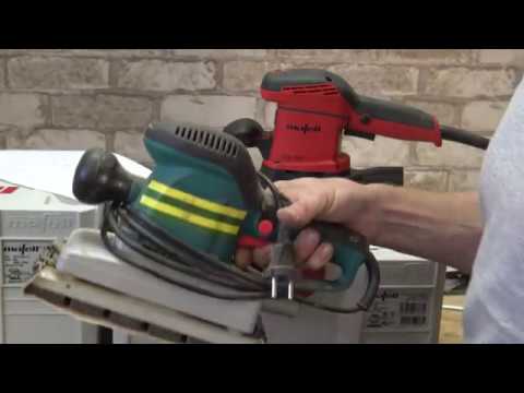 Видео: Сравнение шлифмашин. Орбитальная и вибрационная на примере Mafell UVA 115 и Mafell EVA 150