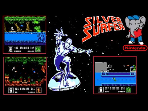 Видео: Silver Surfer (NES /Денди) (NO DAMAGE) - Прохождение. НЕ СПЛЮЩЕННАЯ картинка, БЕЗ фильтров. 1080p HD