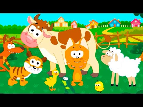 Видео: КАК ГОВОРЯТ ЖИВОТНЫЕ? Котэ ТВ: новая песенка 😁😺 РАЗВИВАЮЩИЕ мультики для малышей