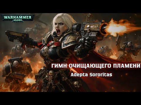 Видео: ГИМН ОЧИЩАЮЩЕГО ПЛАМЕНИ - Sisters of Battle Epic | Adepta Sororitas | Warhammer 40K