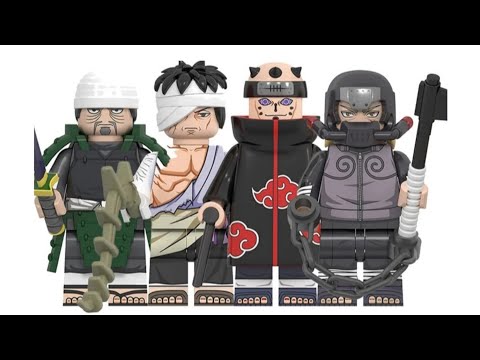 Видео: LEGO Naruto ,фигурки с AliExpress (коллекция 2)