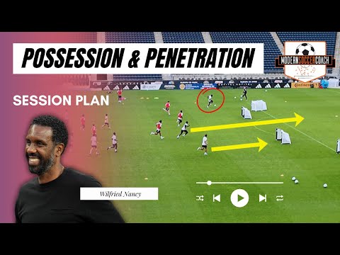 Видео: Смотри вперёд, беги вперёд, играй вперёд! План тренировки Вилфрида Нэнси «Aspire» по игре в атаке