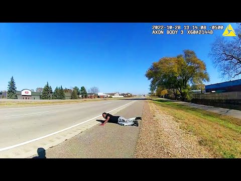 Видео: Подозреваемый в жестокой аварии скрылся с места происшествия и был пойман