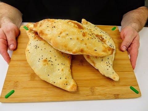 Видео: Никакой жарки! Такое приготовление лепешек вы точно не видели / Лепешки-кармашки