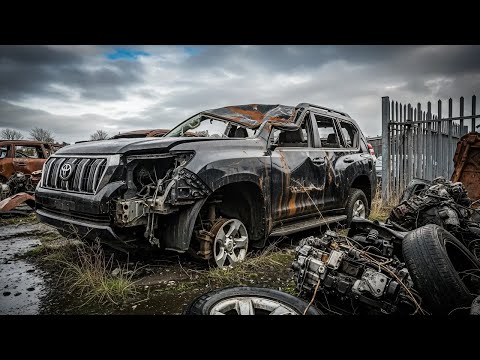 Видео: 15-летняя Toyota Prado полностью восстановлена ​​| Из металлолома в совершенно новый всего за месяц!