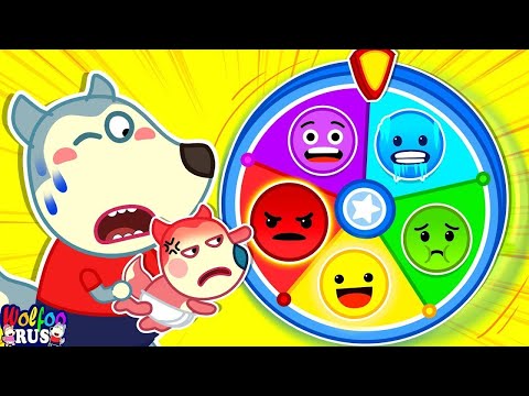 Видео: Учимся эмоциям с Дженни | Мультфильм Для Детей | Wolfoo Russian