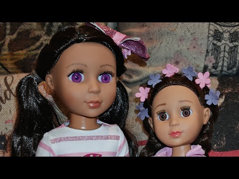 Видео: Третья из серии видео ЧЕТЫРЕ шатенки глиттер герллз, (MGA Glitter Girls Sarinia) Шатенок будет пять