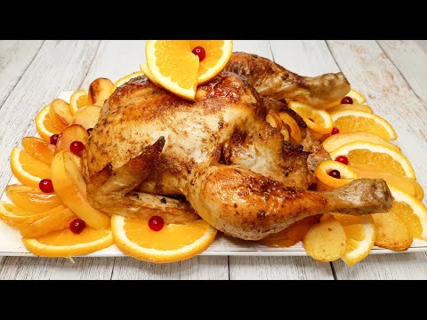 Видео: 🎄Шикарная Курица запеченная в духовке с айвой! Горячее блюдо на праздничный стол! Новый год 2024!