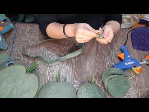 Видео: Мастер класс, ростовой эвкалипт из фоамирана