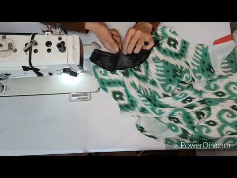 Видео: Трапецияда.койлак  бичиб тикамиз .шьём платье 46размер sewing a trapeze dress